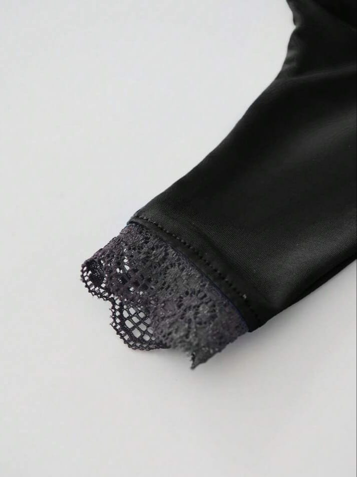 Men's Lace Patchwork Double C-Shaped Thong Underwear